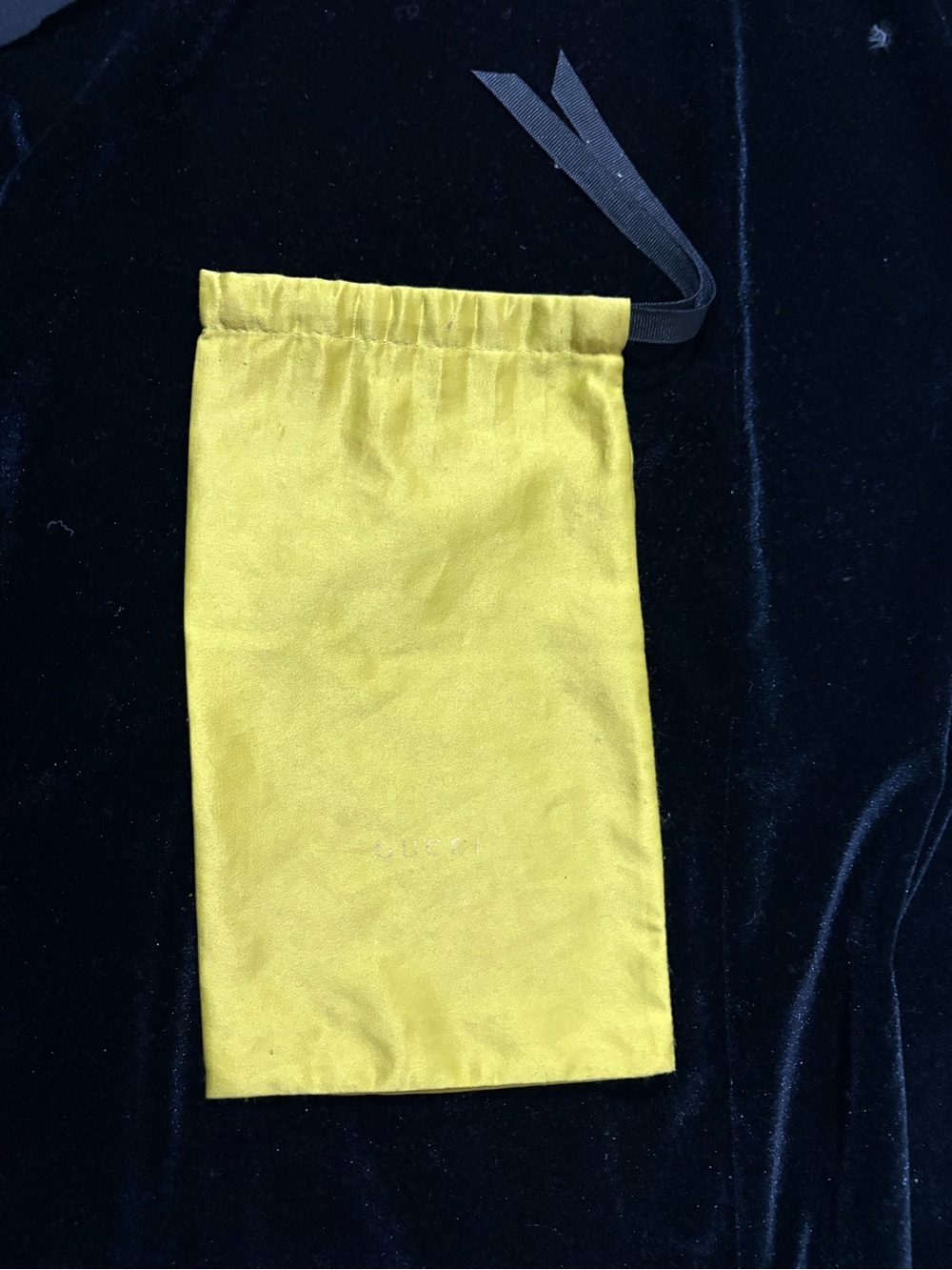 Gucci Drawstring glasses or Accessory Pouch